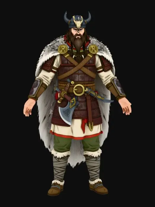 3D model for Viking Warrior