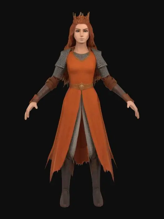 3D model for Warrior Queen