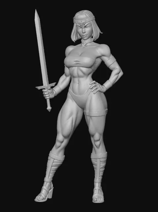 3D model for redhead