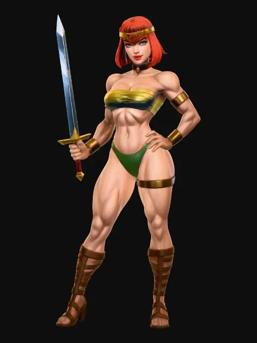 3D model for redhead