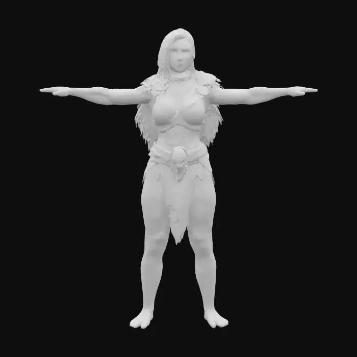 3D model for Warrior Queen