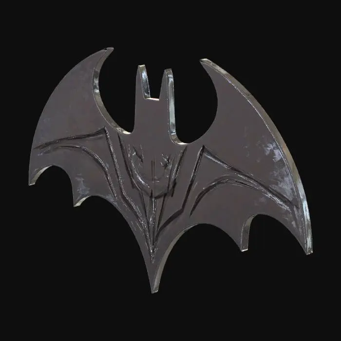 3D model for 3D printable Batman-inspired logo wall plaque.
Stylized bat shape, flat back for wall mounting, optimized for FDM printing.
Perfect for room or office decoration.