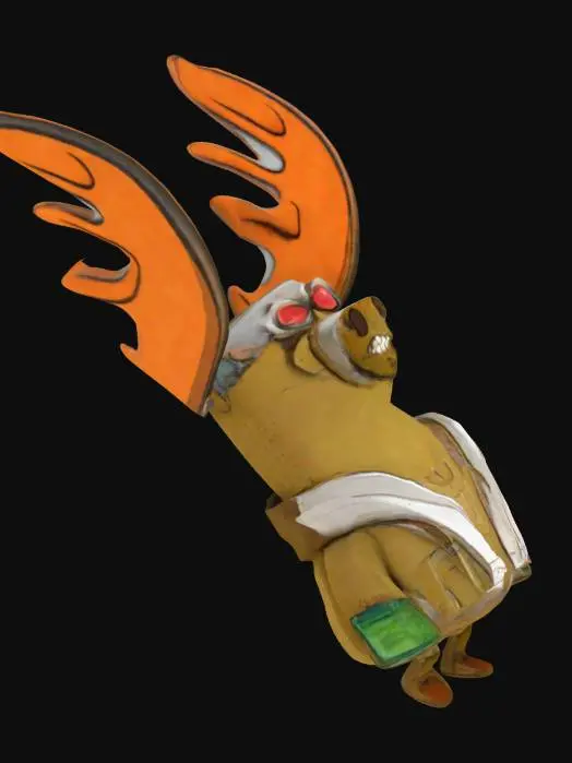 3D model for Marv the Moose: A wise and experienced moose who provides guidance to the team. He has a knack for finding the right solution to any problem. Powers: Shape-Shifting. Marv is already an animal with many different capabilities, including incredible strength and agility. His superpower takes this a step further by allowing him to shape-shift into any animal or object he desires, making him incredibly versatile in any situation.