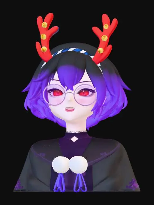 3D model for Reindeer Night Character
