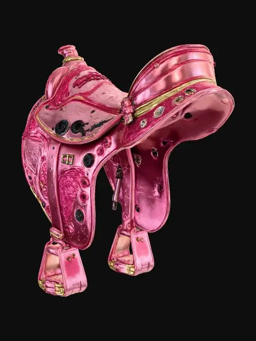 3D model for Pink Enchantment Saddle