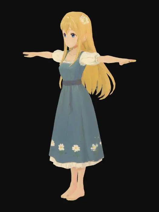 3D model for Daisy Meadow Dance