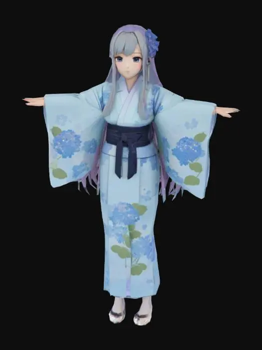 3D model for Hydrangea Serenity