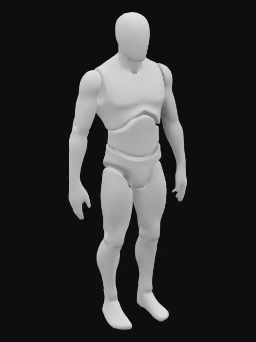 3D model for test dummy