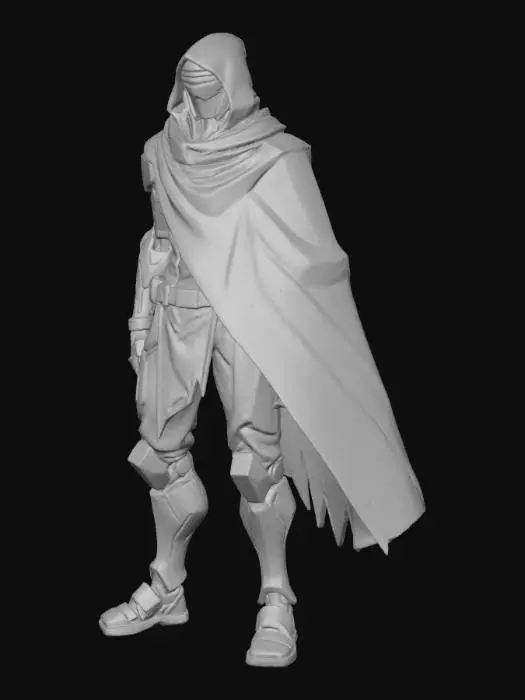 3D model for Neon Shadow Warrior