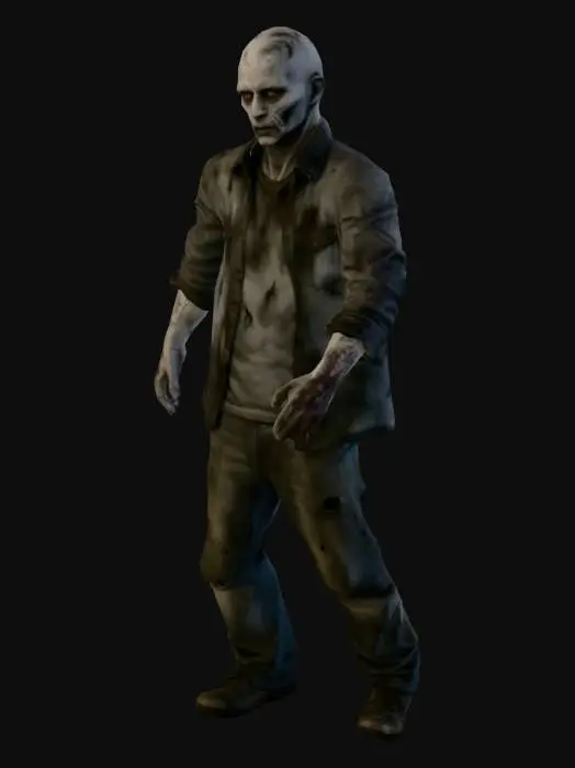 3D model for Zombie Stance