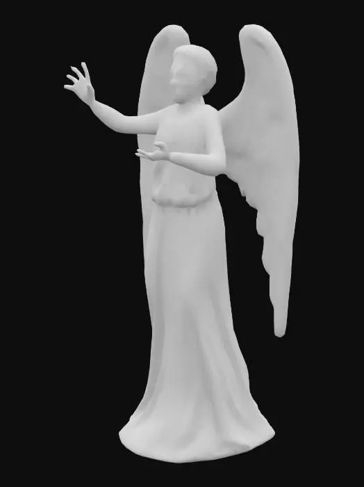 3D model for Weeping Angel Statue 2