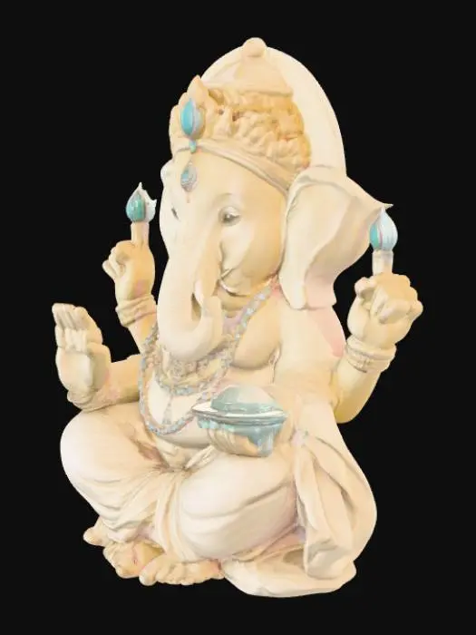 3D model for Ganesha Line Art