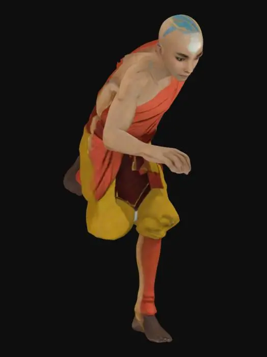 3D model for Air Nomad Monk