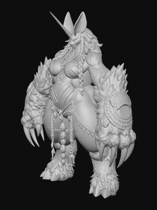 3D model for Kaiju Snow Queen