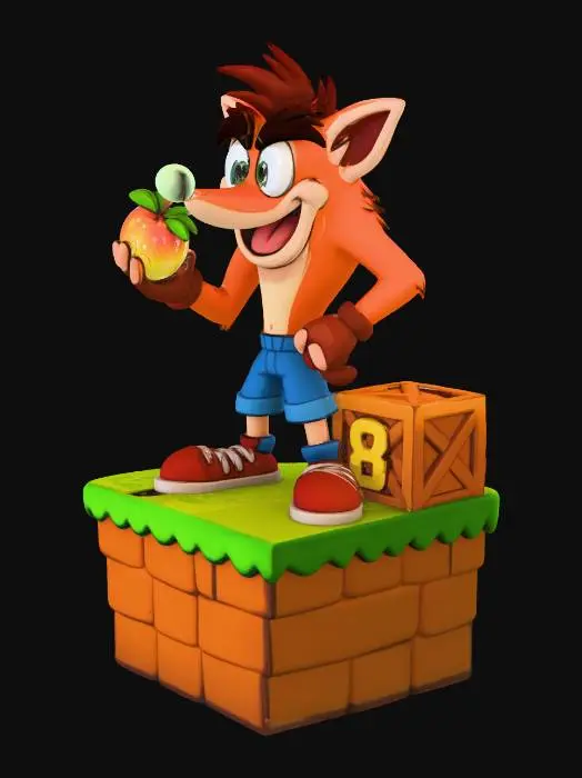 3D model for Bandicoot Adventure