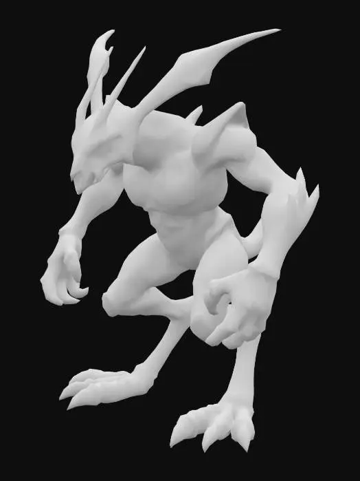 3D model for Golden Grasshopper Man