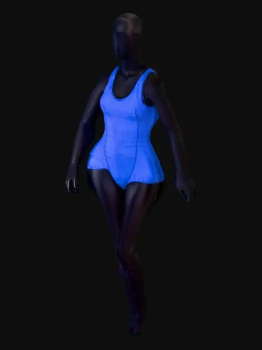 3D model for Blue Mannequin Display