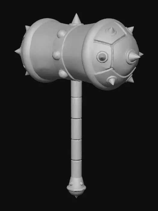 3D model for Bowser Hammer