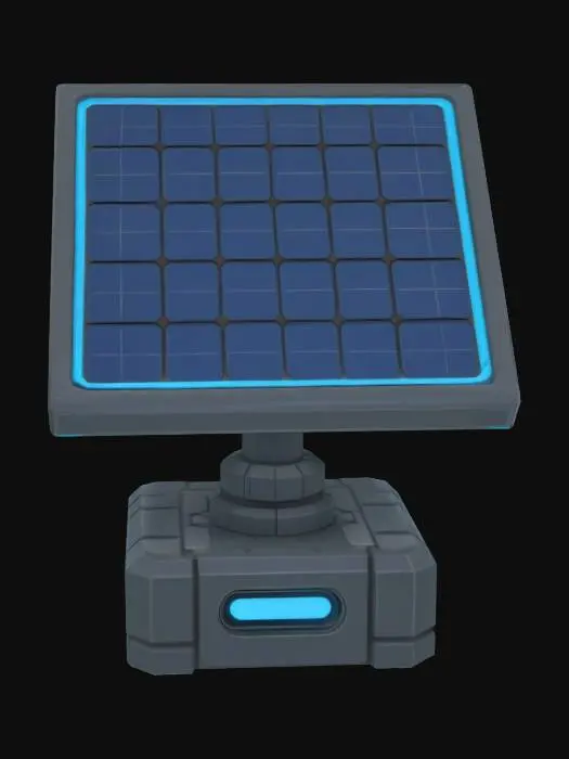 3D model for Solar Panel Sci-Fi
