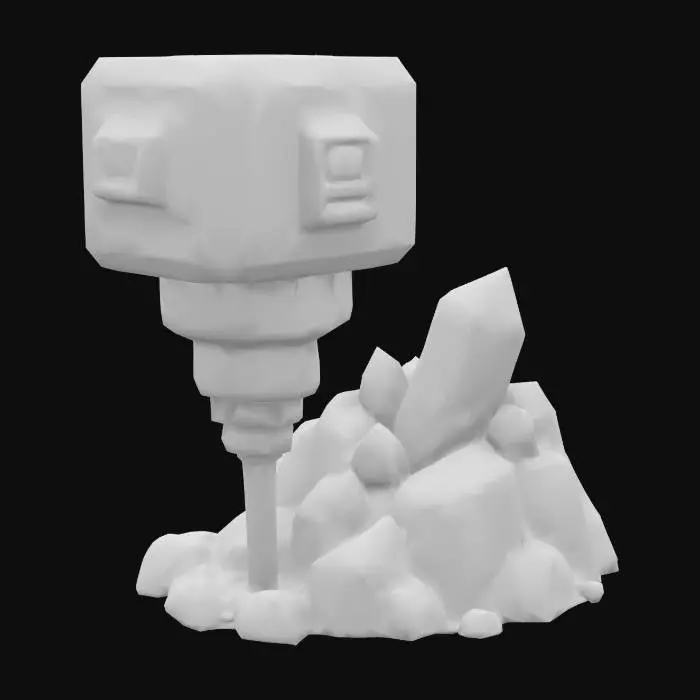 3D model for Crystal Drill Core