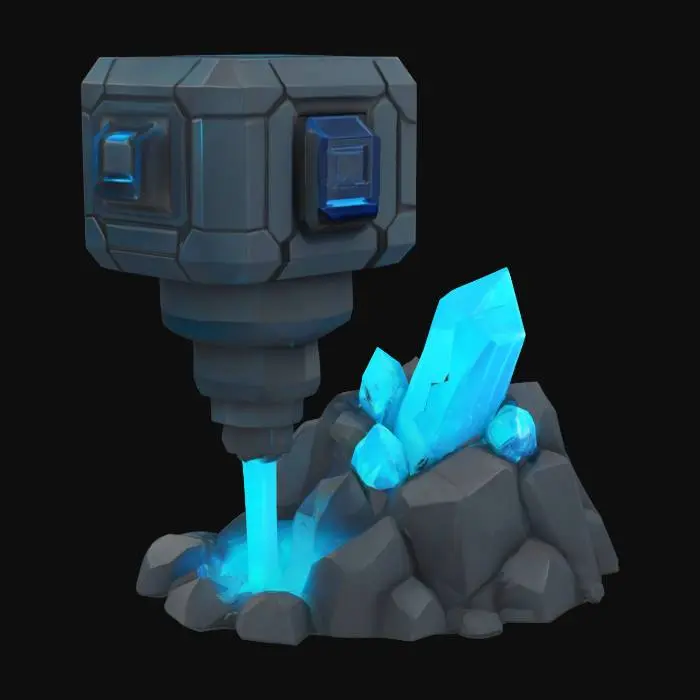 3D model for Crystal Drill Core