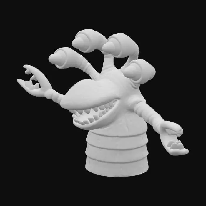 3D model for Alien Monster Toy