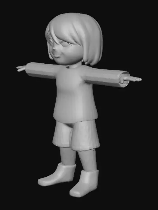 3D model for frisk