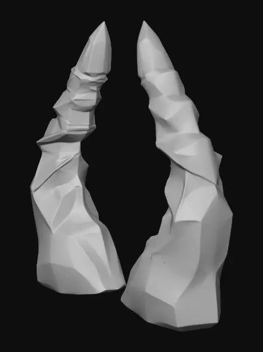3D model for Crystal horns