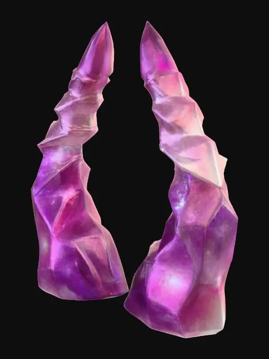 3D model for Crystal horns