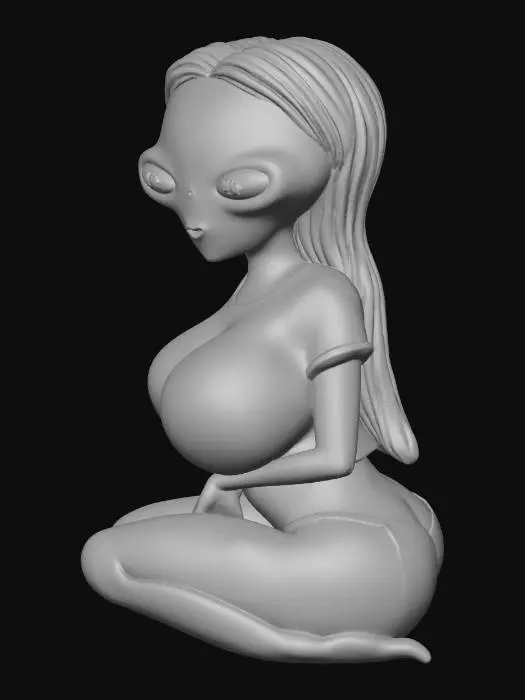 3D model for Alien Serenity