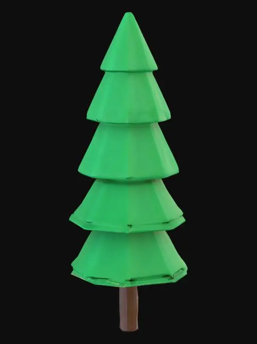 3D model for Pine Silhouette