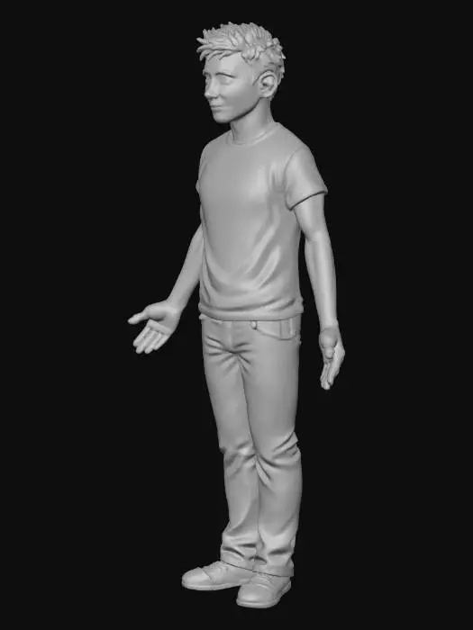 3D model for Lil Ray Meatless Album Cover