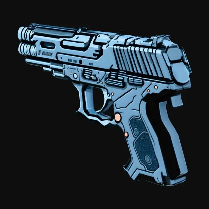 3D model for Dual-Barrel Blaster