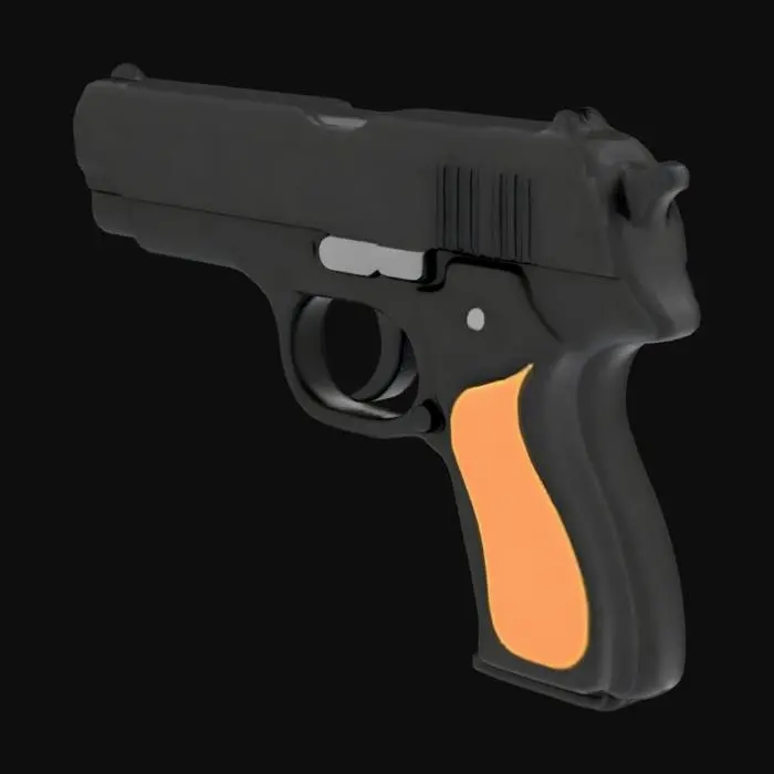 3D model for Pistol Sketch