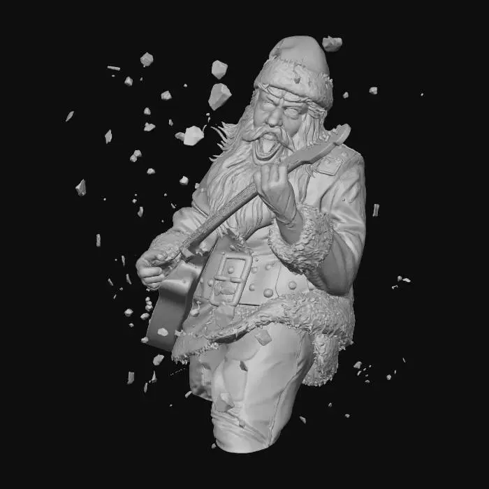 3D model for Rockin' Santa, #Christmas2025#