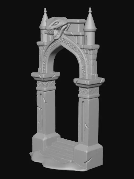 3D model for portale_deserto