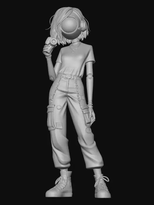 3D model for One-Eyed Photographer