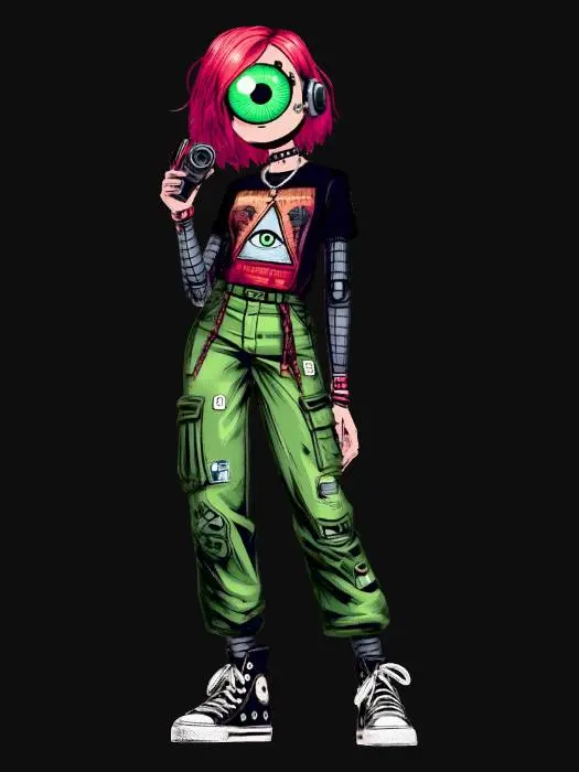 3D model for One-Eyed Photographer