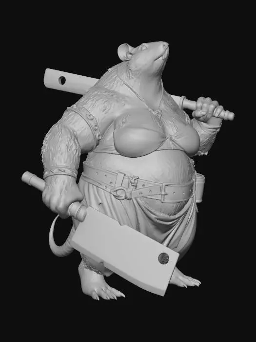 3D model for The Iron Cleaver Rat