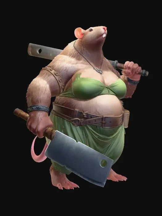 3D model for The Iron Cleaver Rat