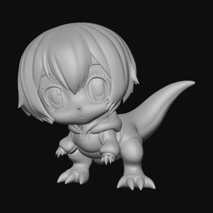 3D model for Tangerine Dragonling