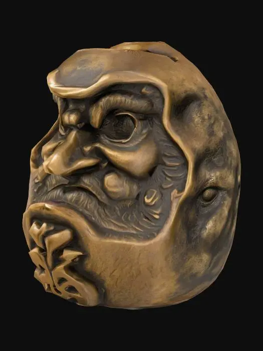 3D model for Daruma Sculpture Ring