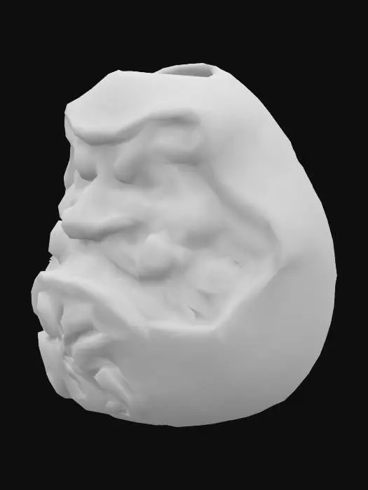 3D model for Daruma Sculpture Ring