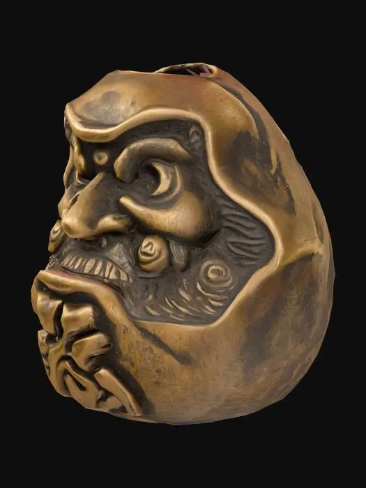 3D model for Daruma Sculpture Ring