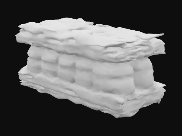 3D model for Millefeuille Delight