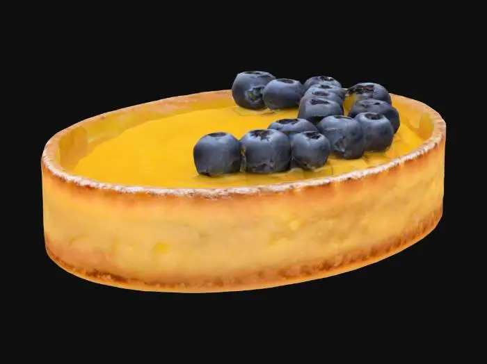 3D model for Blueberry Tart Delight