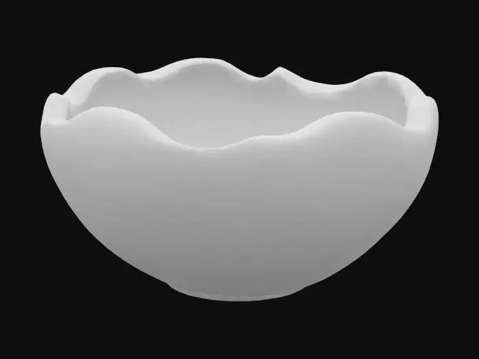 3D model for Generate a highly detailed 3D model of a single carved wooden home décor item. It should showcase natural texture and tones of wood—walnut, oak, or teak—with visible grain, chisel marks, and polished or matte finishes. 