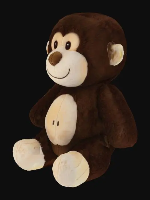 3D model for Cuddly Monkey Plush