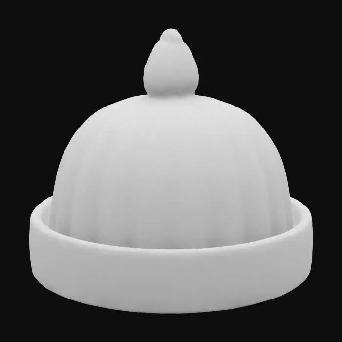 3D model for Raspberry Citrine Tart