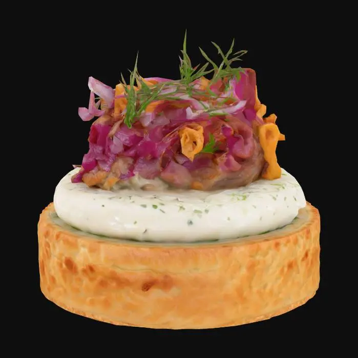 3D model for Gourmet Tartare Bite